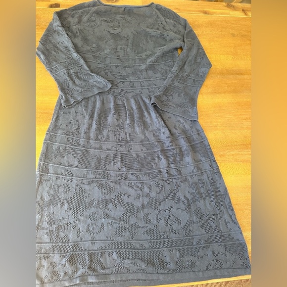 Sundance Women’s Dusty Blue Tunic Dress Lace Silk/cotton PM - Picture 9 of 10